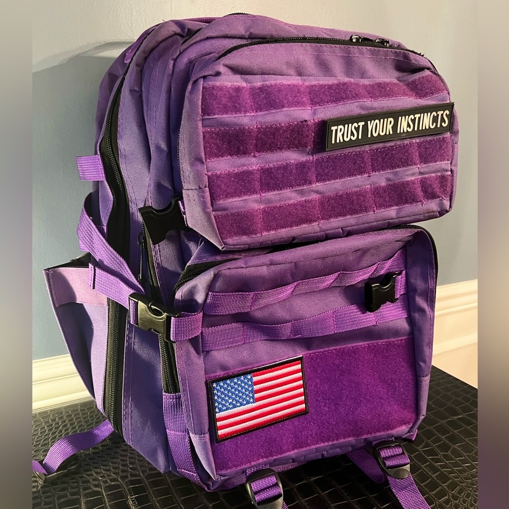 Wolfpak 35L Tactical Backpack
Waterproof Durable Polyester
Double cup holders